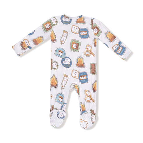 2 Way Zipper Footie - Smores - HoneyBug 