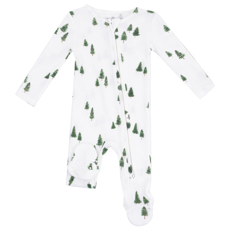 2 Way Zipper Footie - Tiny Forest - HoneyBug 