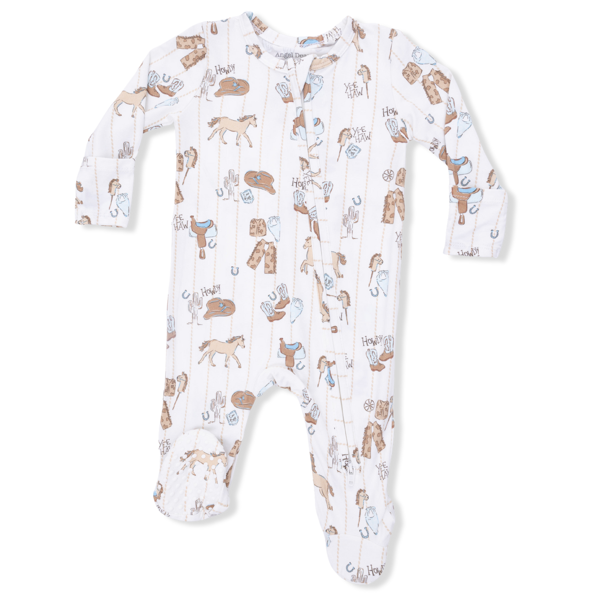 Cowboy Nursery - 2 Way Zipper Footie