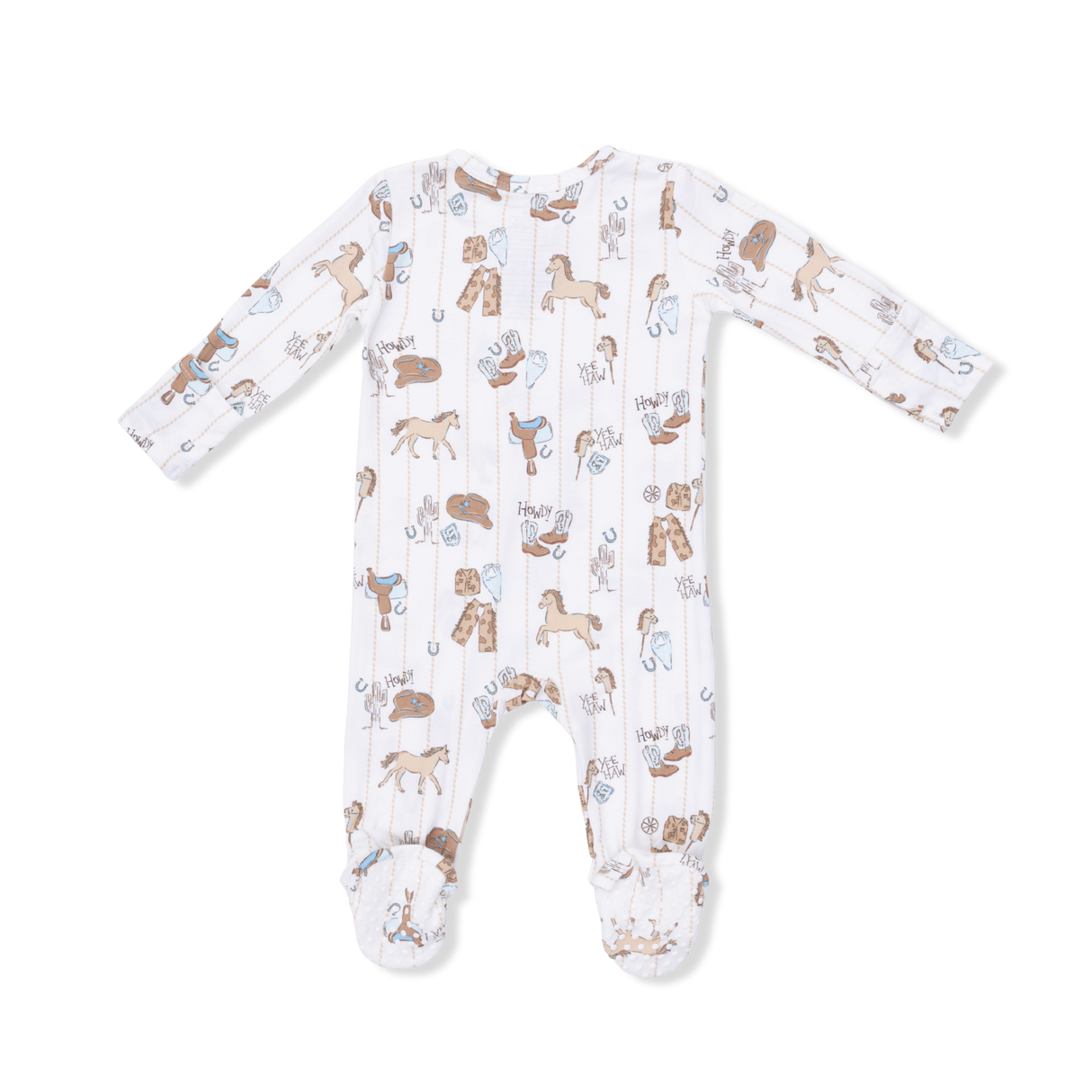 Cowboy Nursery - 2 Way Zipper Footie