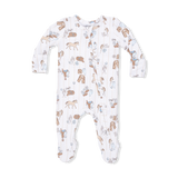 Cowboy Nursery - 2 Way Zipper Footie