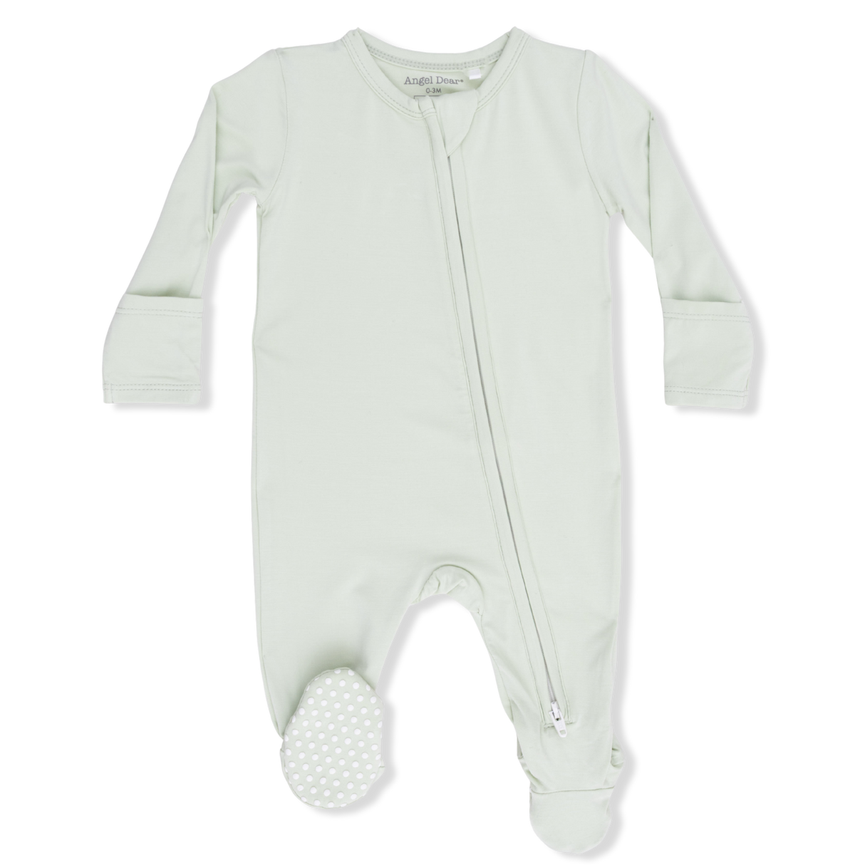 Solid Bok Choy - 2 Way Zipper Footie