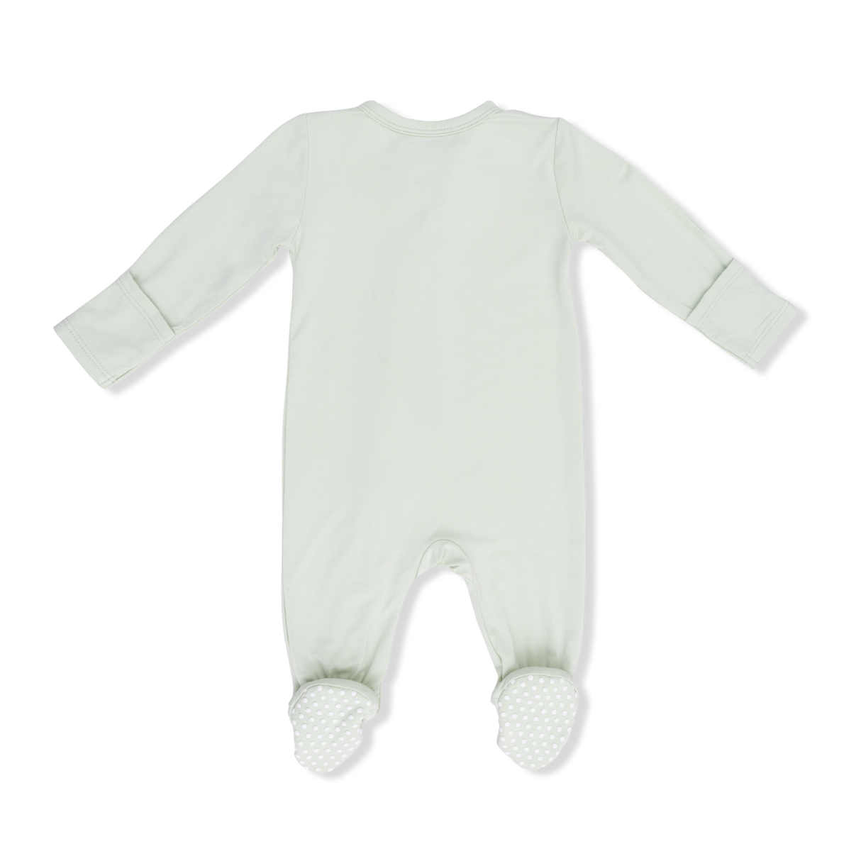 Solid Bok Choy - 2 Way Zipper Footie