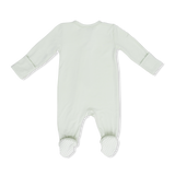 Solid Bok Choy - 2 Way Zipper Footie