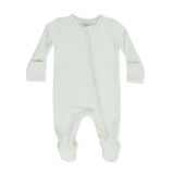 Solid Bok Choy - 2 Way Zipper Footie