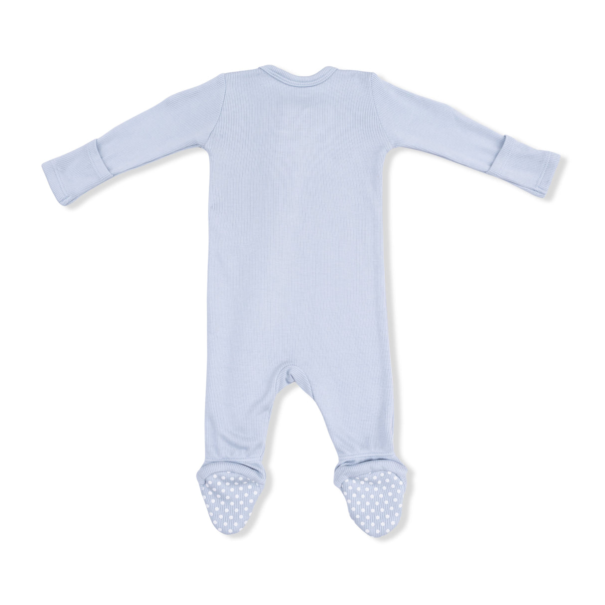 Solid Niagara Mist - 2 Way Zipper Footie