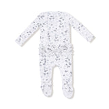 2 Way Zipper Ruffle Back Footie - Caroline's Calico - HoneyBug 