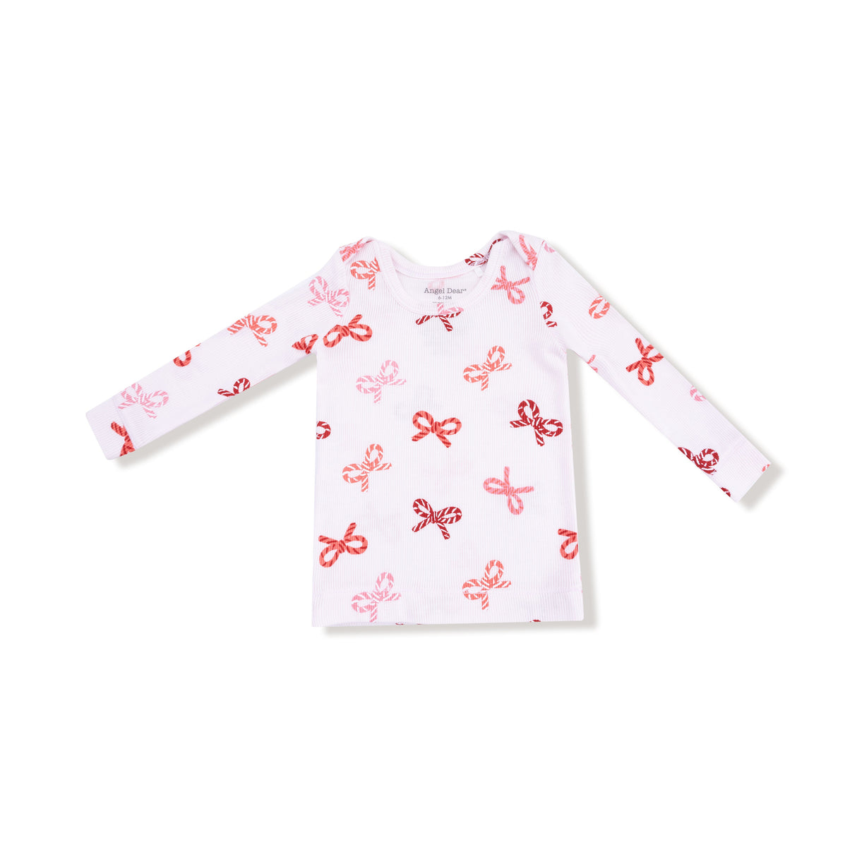 Loungewear Set - Candy Cane Bows - HoneyBug 
