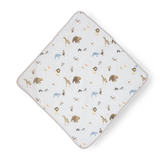Infant Hooded Towel - Party Animals - HoneyBug 