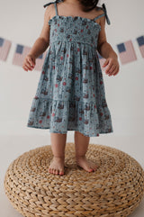 Tiered Mini Dress - HoneyBug 