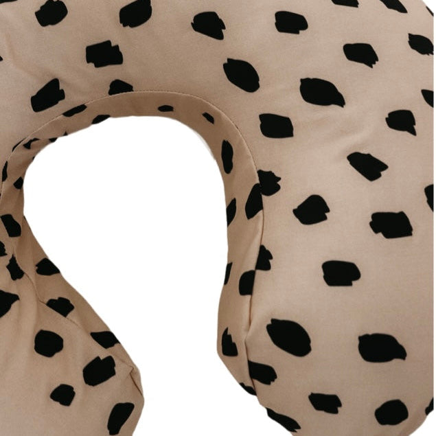 Beige Black Marks Sahara Nursing Pillow Cover