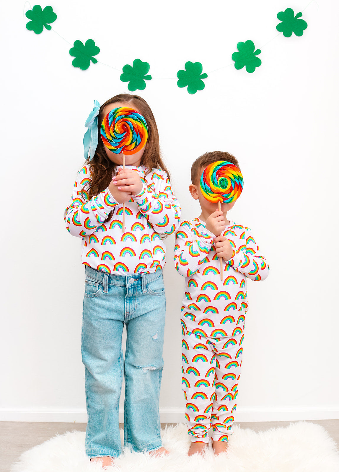 Rainbow Pullover - HoneyBug 