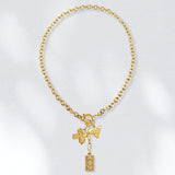 Melody Sailor Clasp Chain Necklace - HoneyBug 