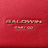 The Daphne Diaper Bag - Crimson