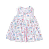 Julep's Floral Patchwork - Jill Dress with Bloomer & Knot Headband Set