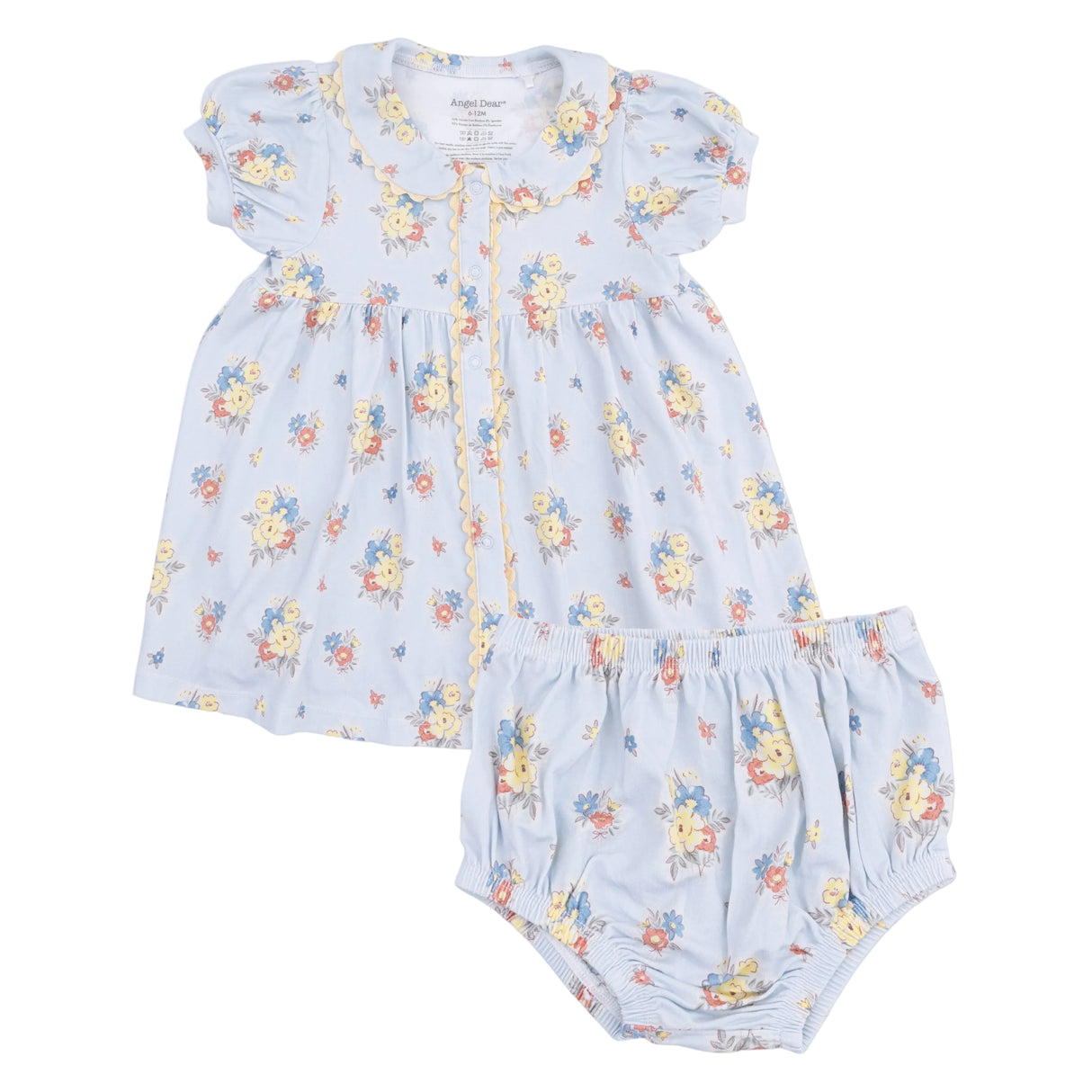 Country Stitch Floral - Betty Dress Puff Sleeve with Bloomer