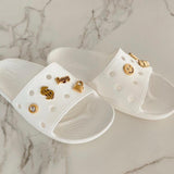 Elva Burger Shoe Charm - HoneyBug 