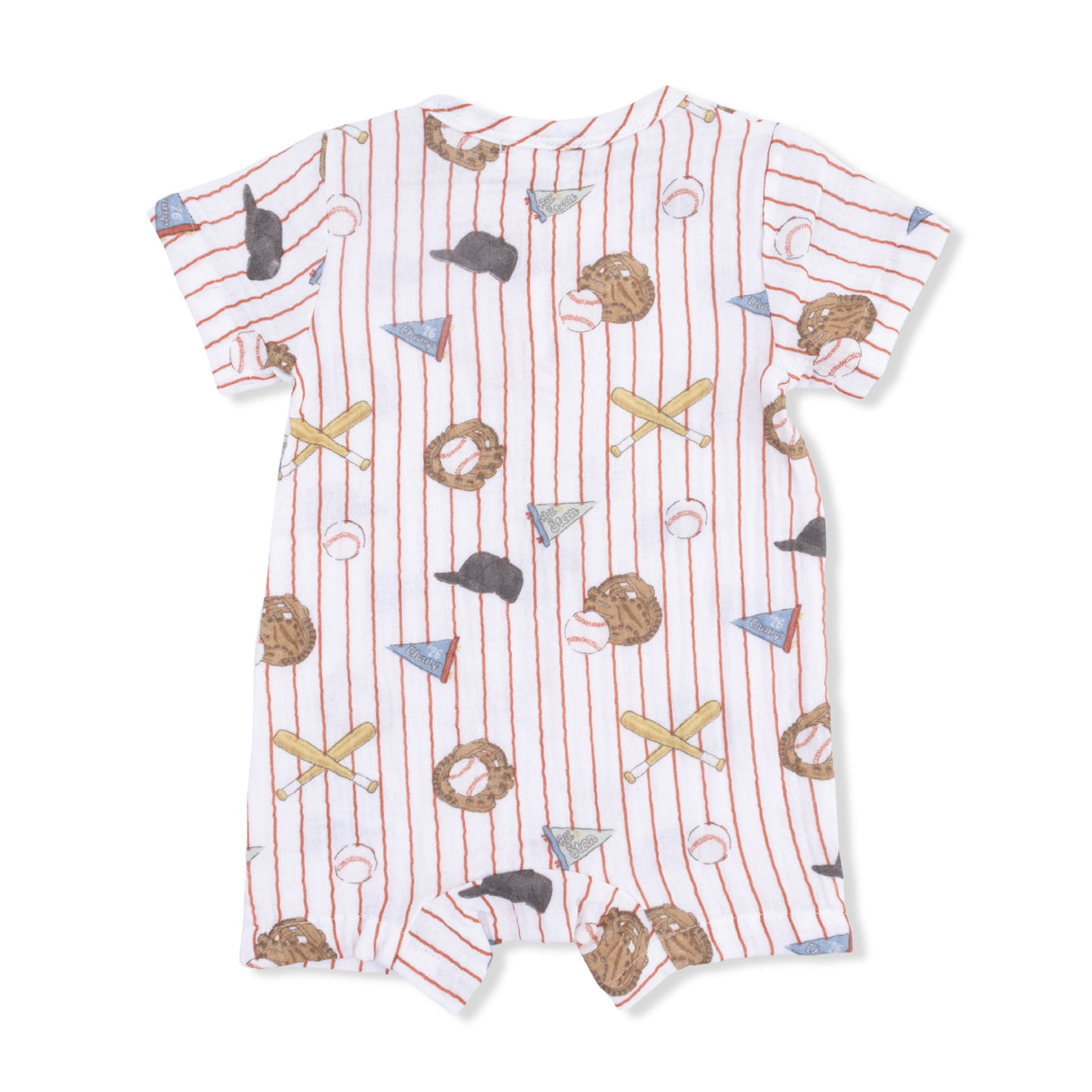 Vintage Baseball Stripe  - Henley Shortall