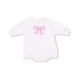 Sweatshirt Bubble with Bow Applique - HoneyBug 