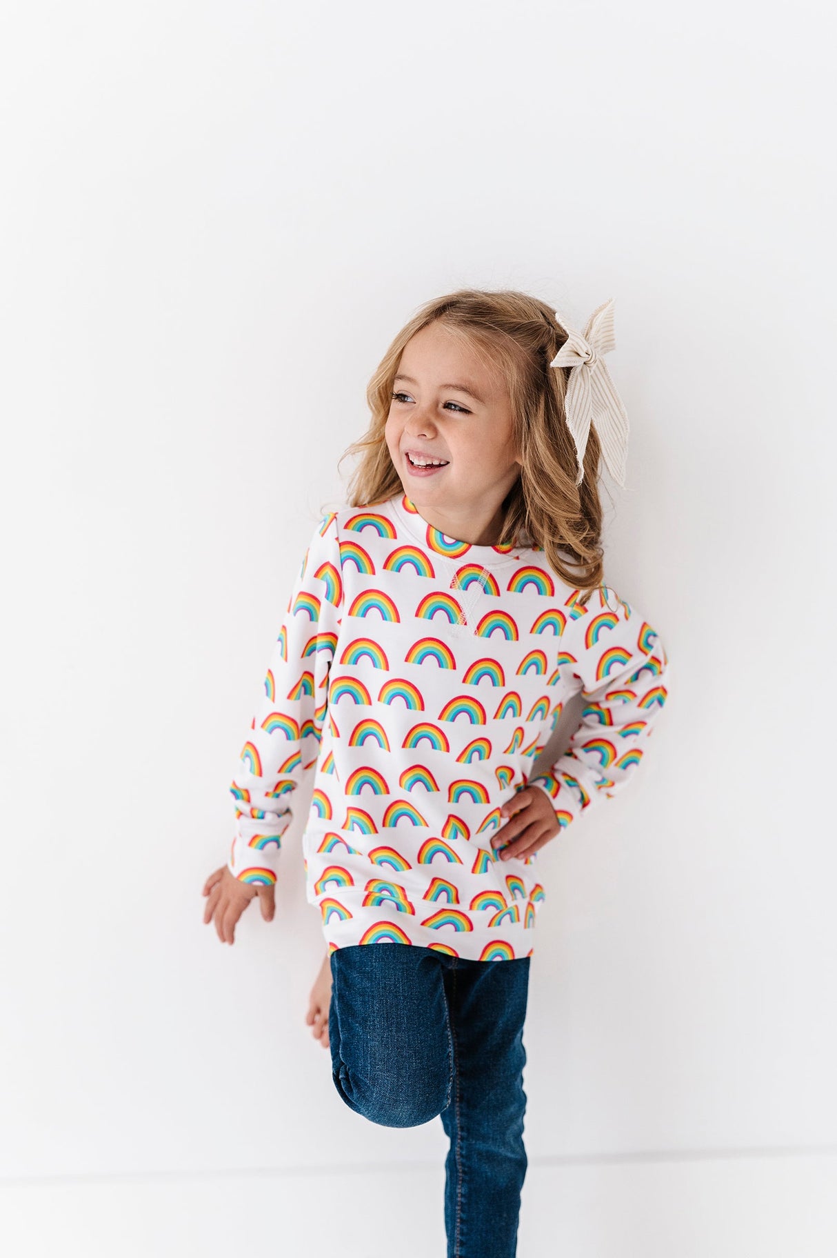 Rainbow Pullover - HoneyBug 