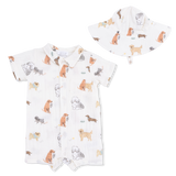 Awesome Dogs - Polo Shortie & Sun Hat