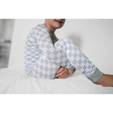 LONG SLEEVE 2 PIECE SETS- Stone Check - HoneyBug 