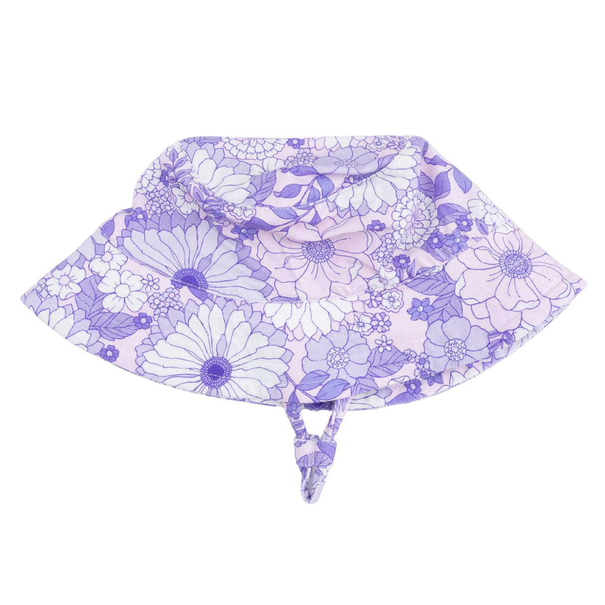 Lacy Lavender Floral - Bucket Hat