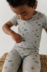 Short Sleeve Lounge Set