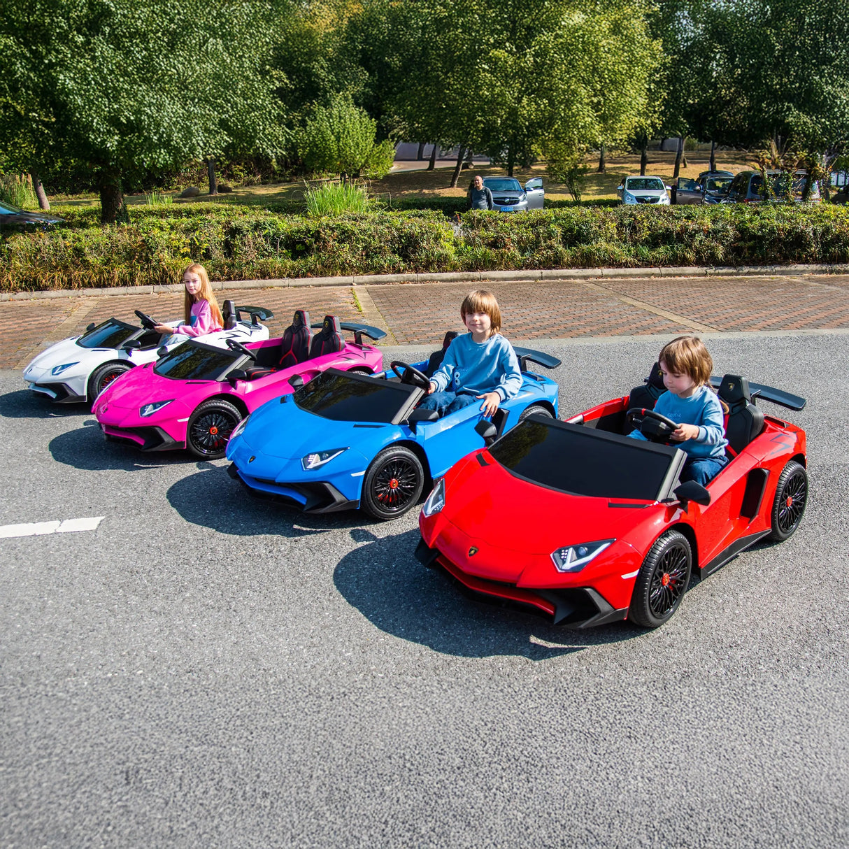24V Lamborghini Aventador 2 Seater Ride On Car for Kids: Advanced Brushless Motor & Differential for High-Octane Fun