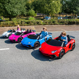 24V Lamborghini Aventador 2 Seater Ride On Car for Kids: Advanced Brushless Motor & Differential for High-Octane Fun