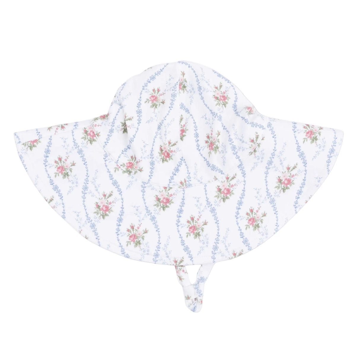 Heirloom Rose Stripe - Wide Brim Sun Hat