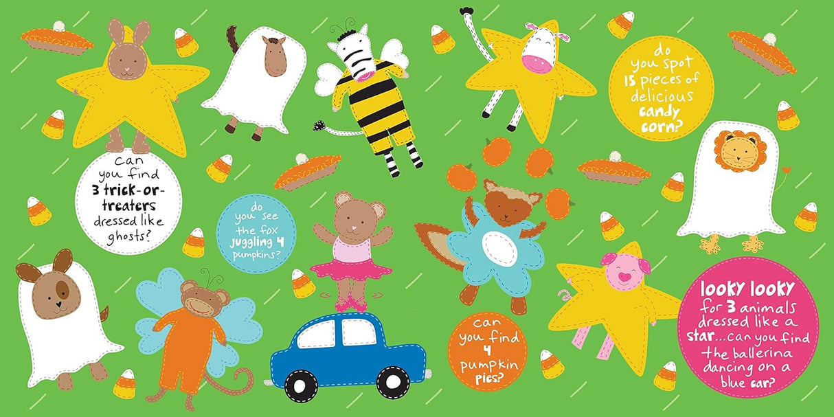 Looky Looky Happy Halloween: A Sweet and Spooky Seek-and-Find Halloween Adventure - HoneyBug 