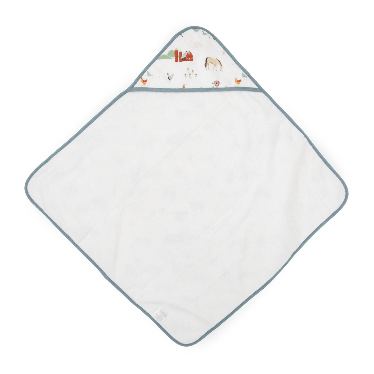 Infant Hooded Towel - Farmyard - HoneyBug 