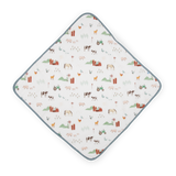 Infant Hooded Towel - Farmyard - HoneyBug 