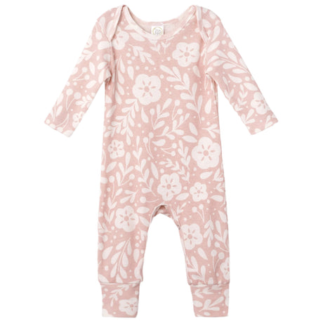 Pretty-In-Pink Cotton Romper - HoneyBug 