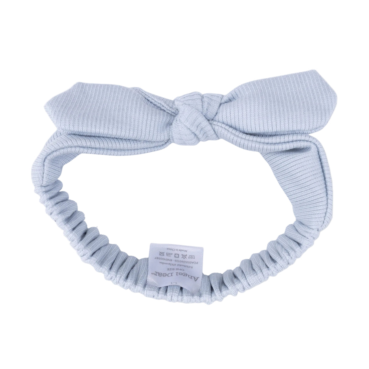 Solid Niagara Mist Rib - Knot Headband