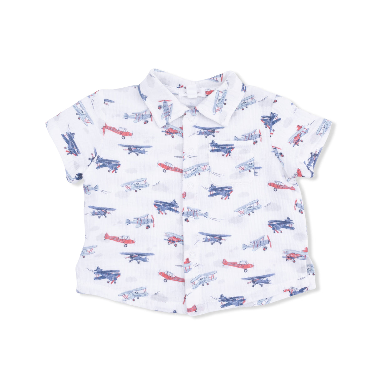 Vintage Planes - Polo Button Up with Everyday Short