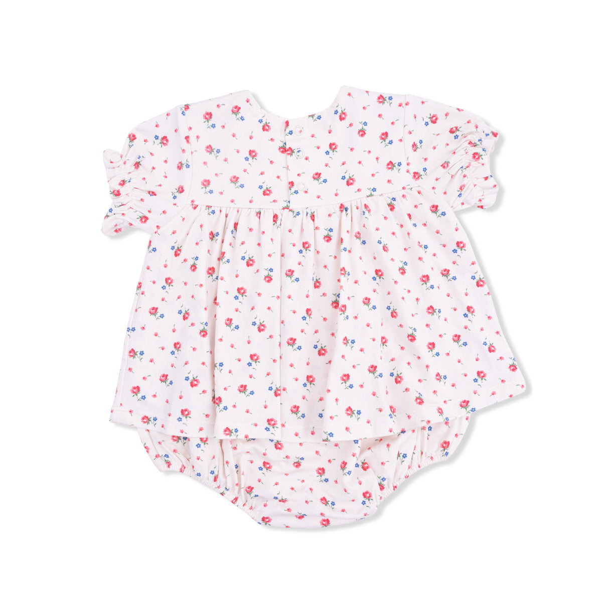 Joli Rosette - Smocked Ruffle Bubble with Skirt