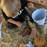 Silicone Sand bucket with toys and shovel