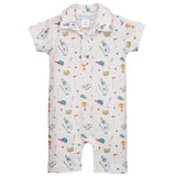Collared Romper - Little Links - HoneyBug 