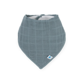 Cotton Muslin + Fleece Bandana Bib 4 Pack - Sea - HoneyBug 