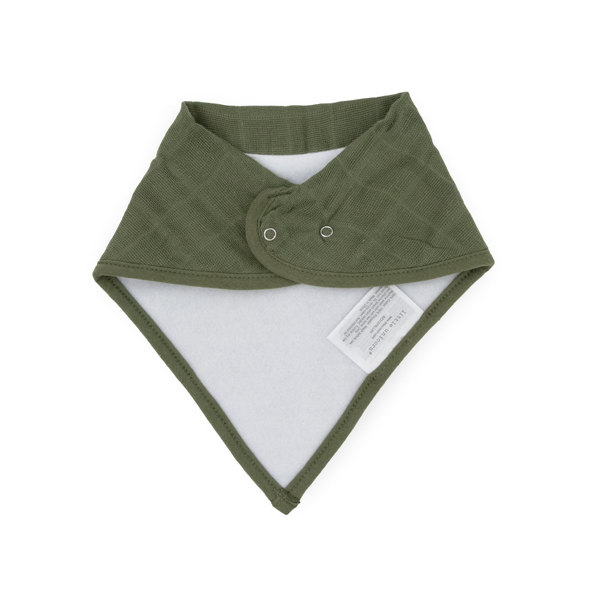 Cotton Muslin + Fleece Bandana Bib 4 Pack - Sea - HoneyBug 