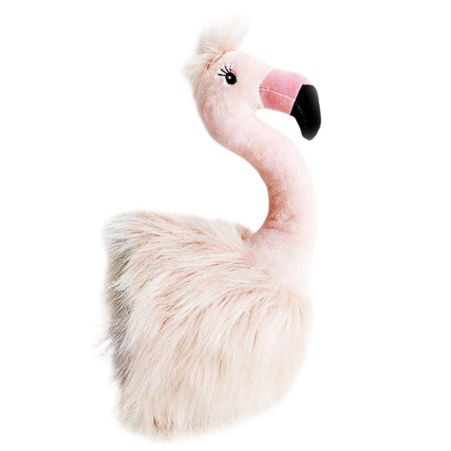 Plush Flamingo Wall Mount - HoneyBug 