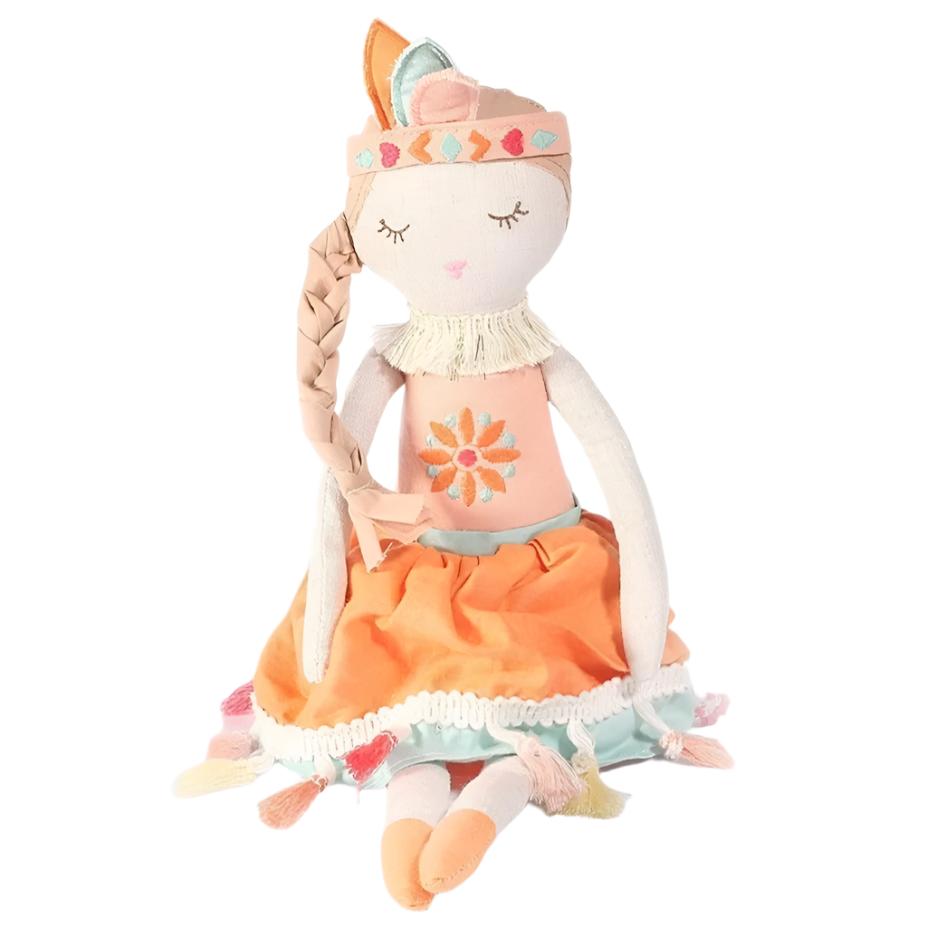 'Claire' Bohemian Princess Doll - Large - HoneyBug 