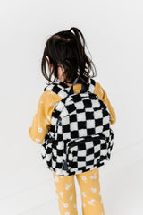 Black & White Sherpa Backpack