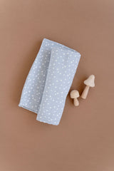 Cotton Muslin Swaddle Blanket - Ditsy Star - HoneyBug 