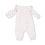 Long Sleeve Petal Ruffle Romper - HoneyBug 