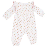 Long Sleeve Petal Ruffle Romper - HoneyBug 