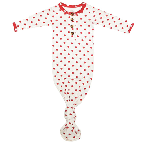 Knotted Baby Gown - Love Bug - HoneyBug 