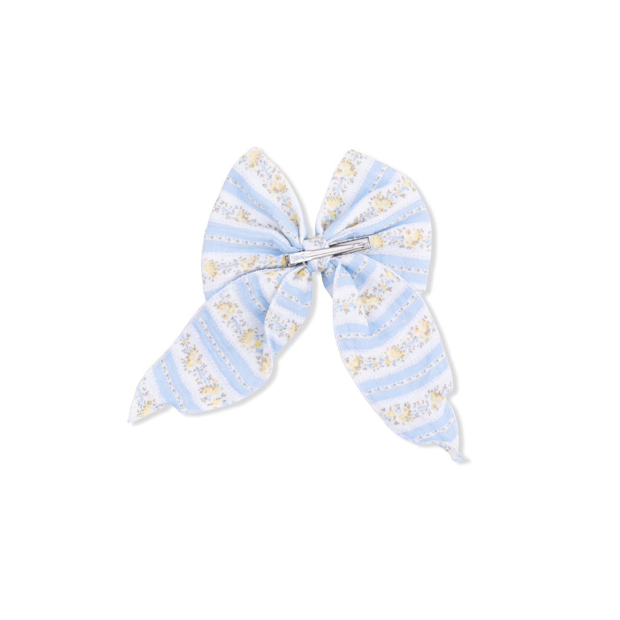 Odalys Floral Stripe - Large Bow